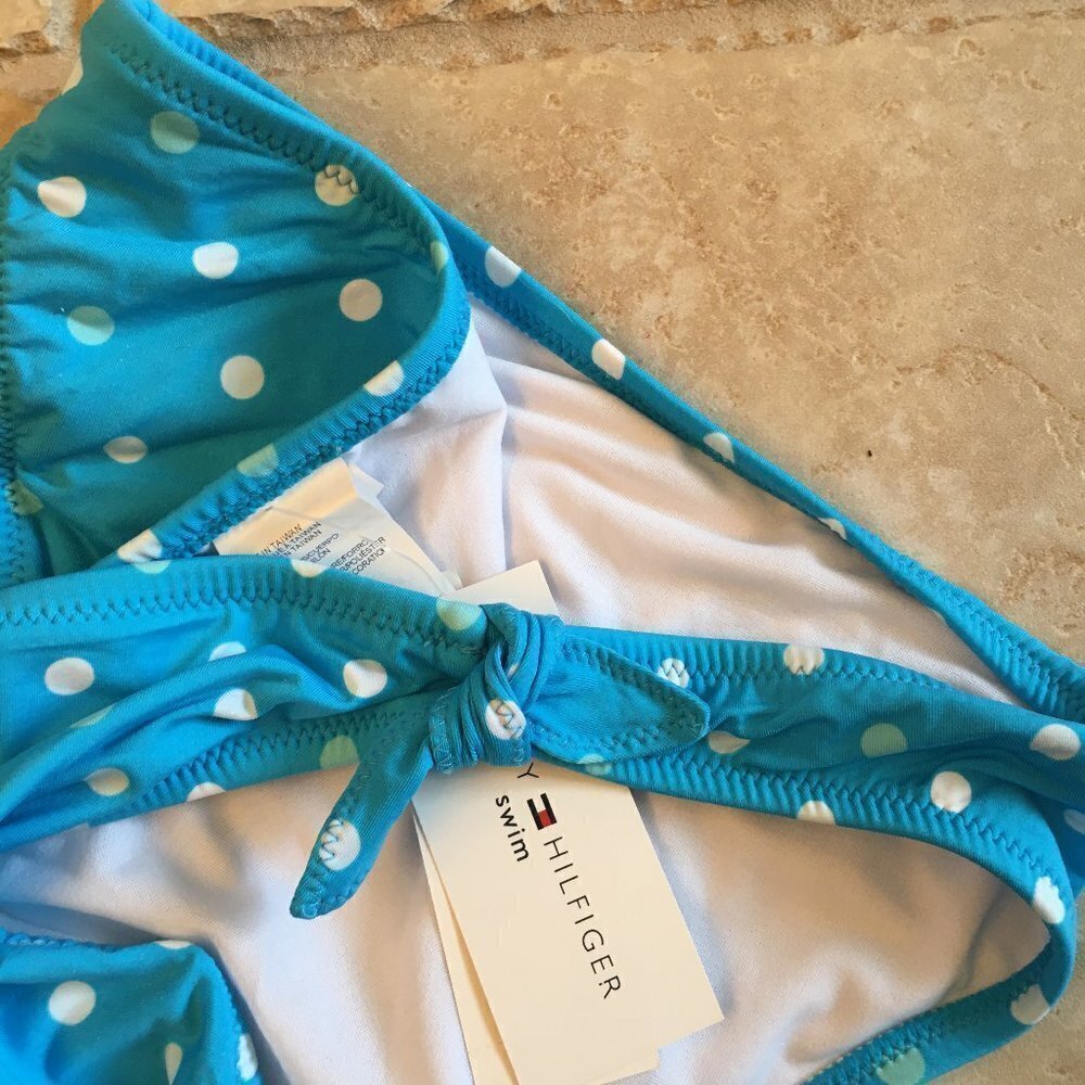 TOMMY Hilfiger Bathing Suit Bottoms NWT Polka Dots - Picture 4 of 4